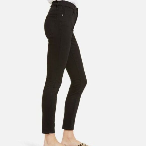 MADEWELL 9" Mid Rise Skinny Jeans Black Size 29 - Picture 7 of 9